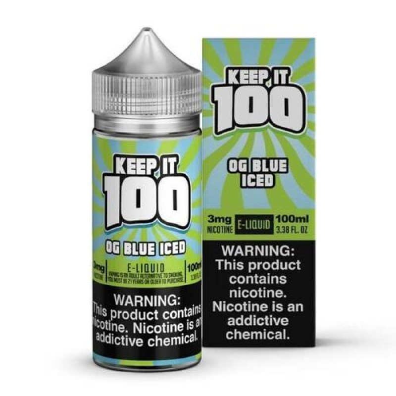 Blue Slushie ICED  - by Keep It 100 e-Juice